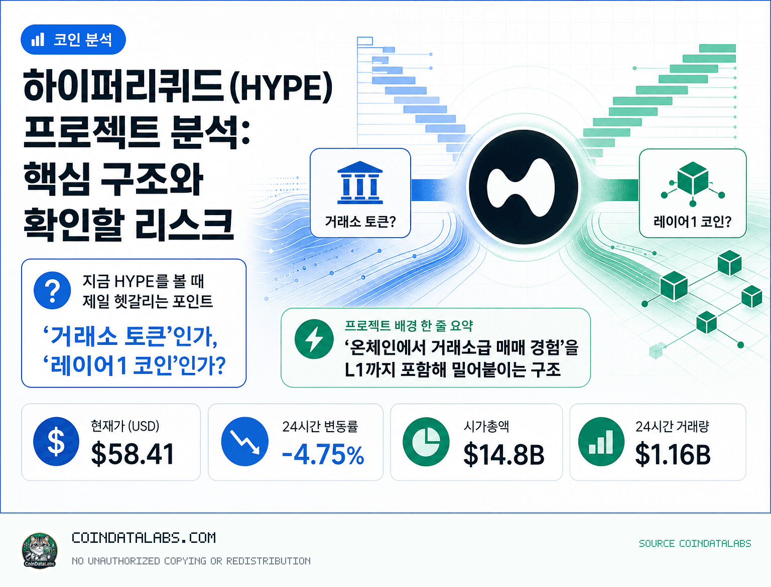 하이퍼리퀴드 (HYPE) 프로젝트 분석: 핵심 구조와 확인할 리스크 research visual