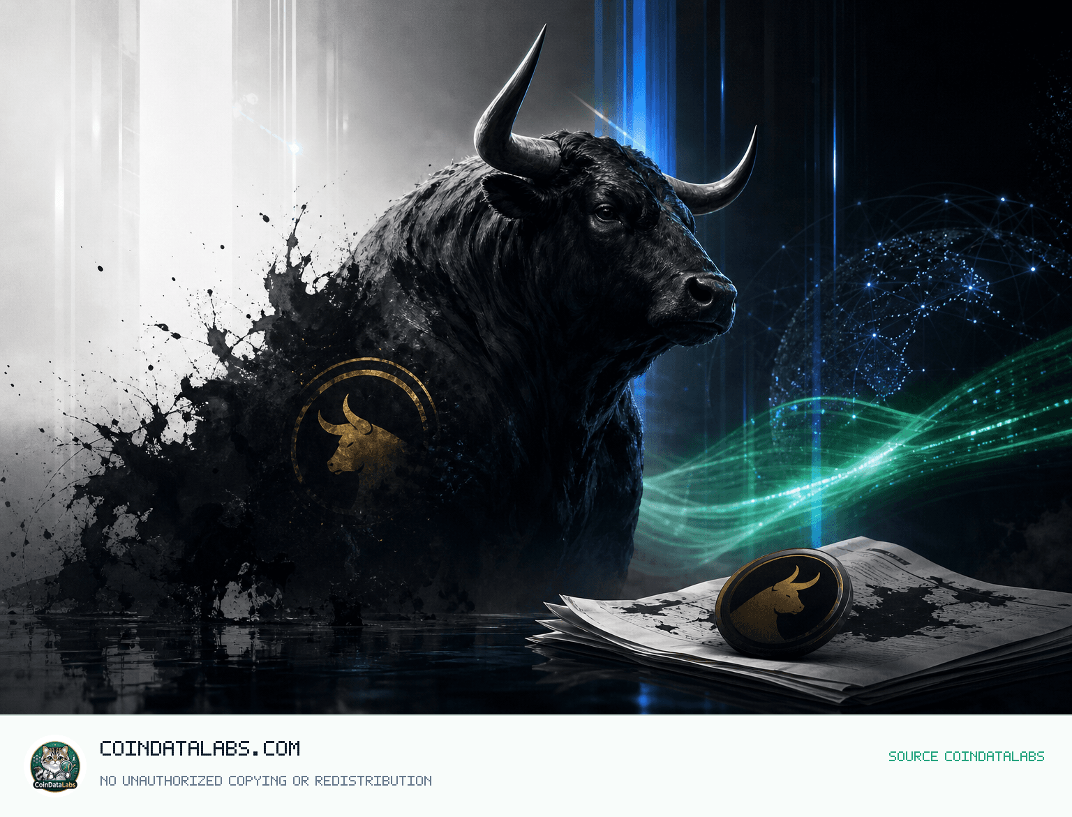 The Black Bull (ANSEM) , 거래량 확대 속 24시간 약세 news cover illustration