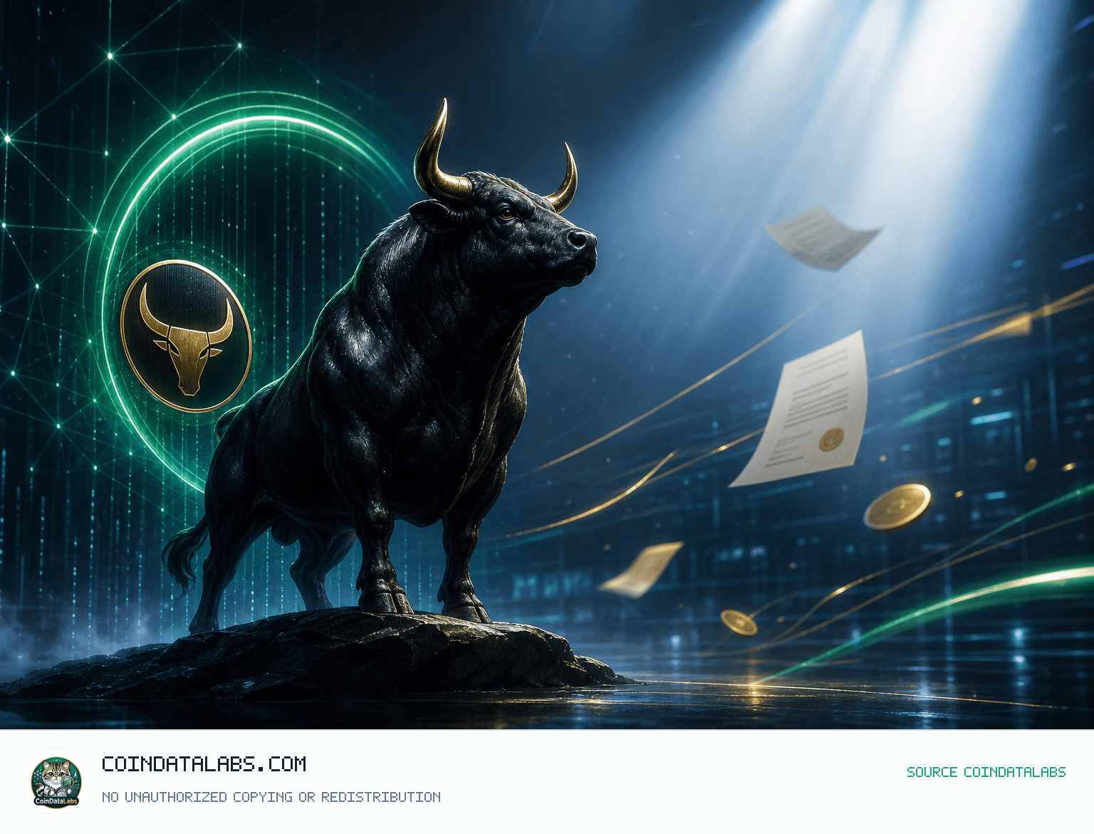 The Black Bull (ANSEM) , 24시간 8%대 상승 속 상장 이슈와 수급 주목 news cover illustration
