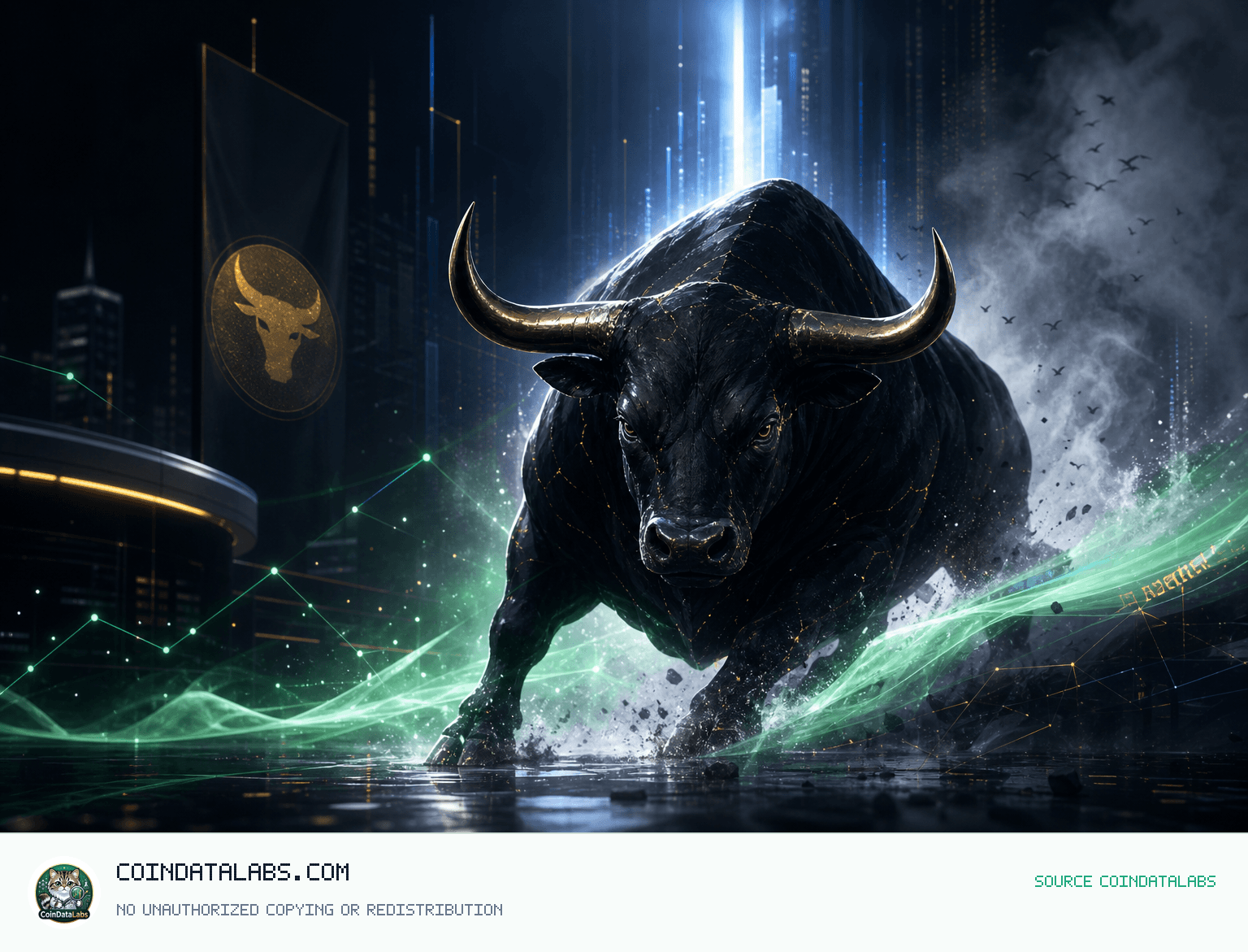 The Black Bull (ANSEM) , 거래량 확대 속 24시간 약세 완화 news cover illustration
