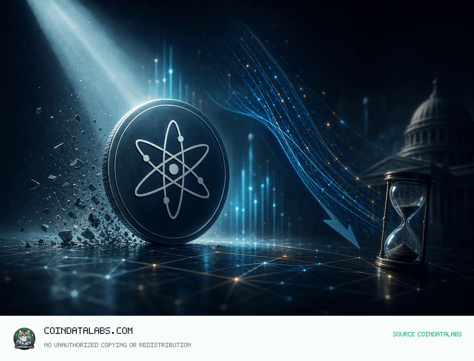 코스모스 (ATOM) , 24시간 약세 속 거래량 둔화 news cover illustration