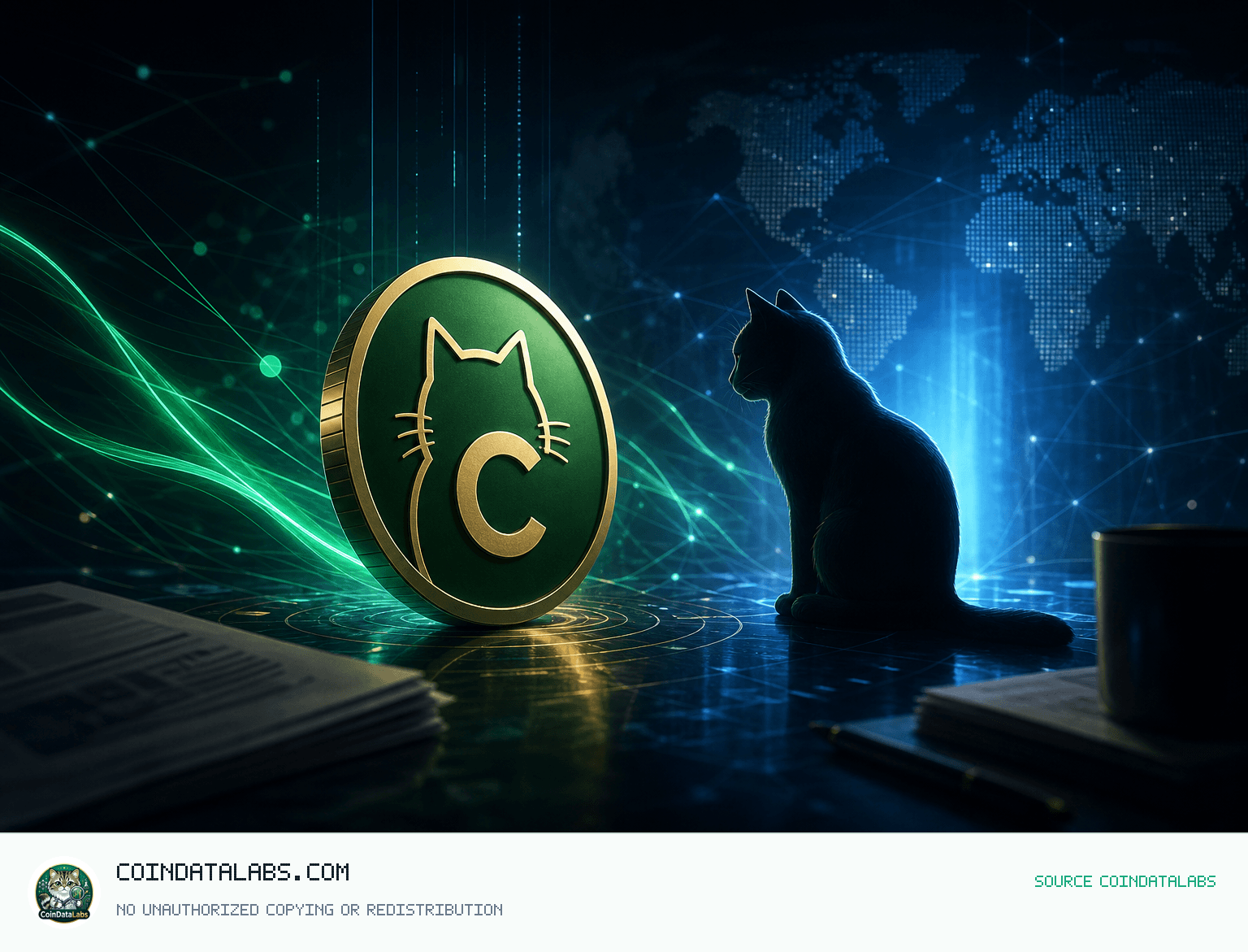 캐시 캣 (CASHCAT) , 24시간 약세 속 거래량 비중 높은 흐름 news cover illustration