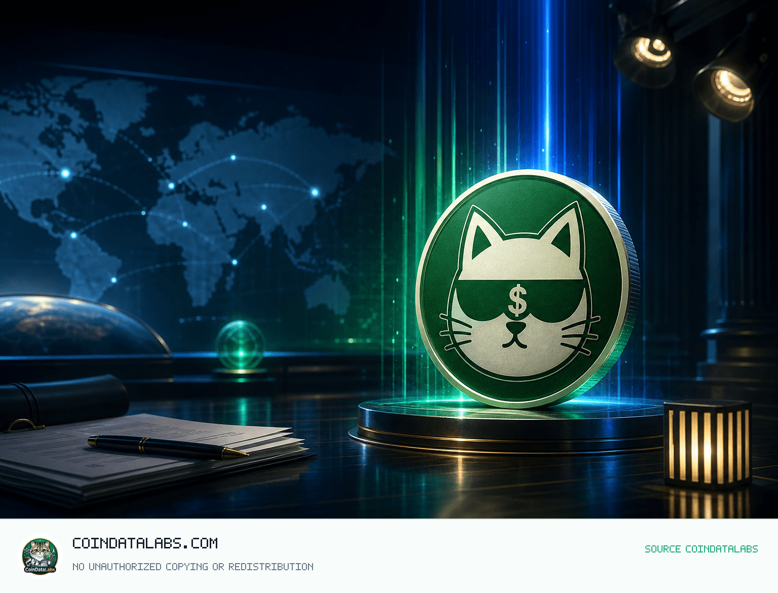 캐시 캣 (CASHCAT) , 24시간 약세 속 밈코인 기대감과 거래량 주목 news cover illustration