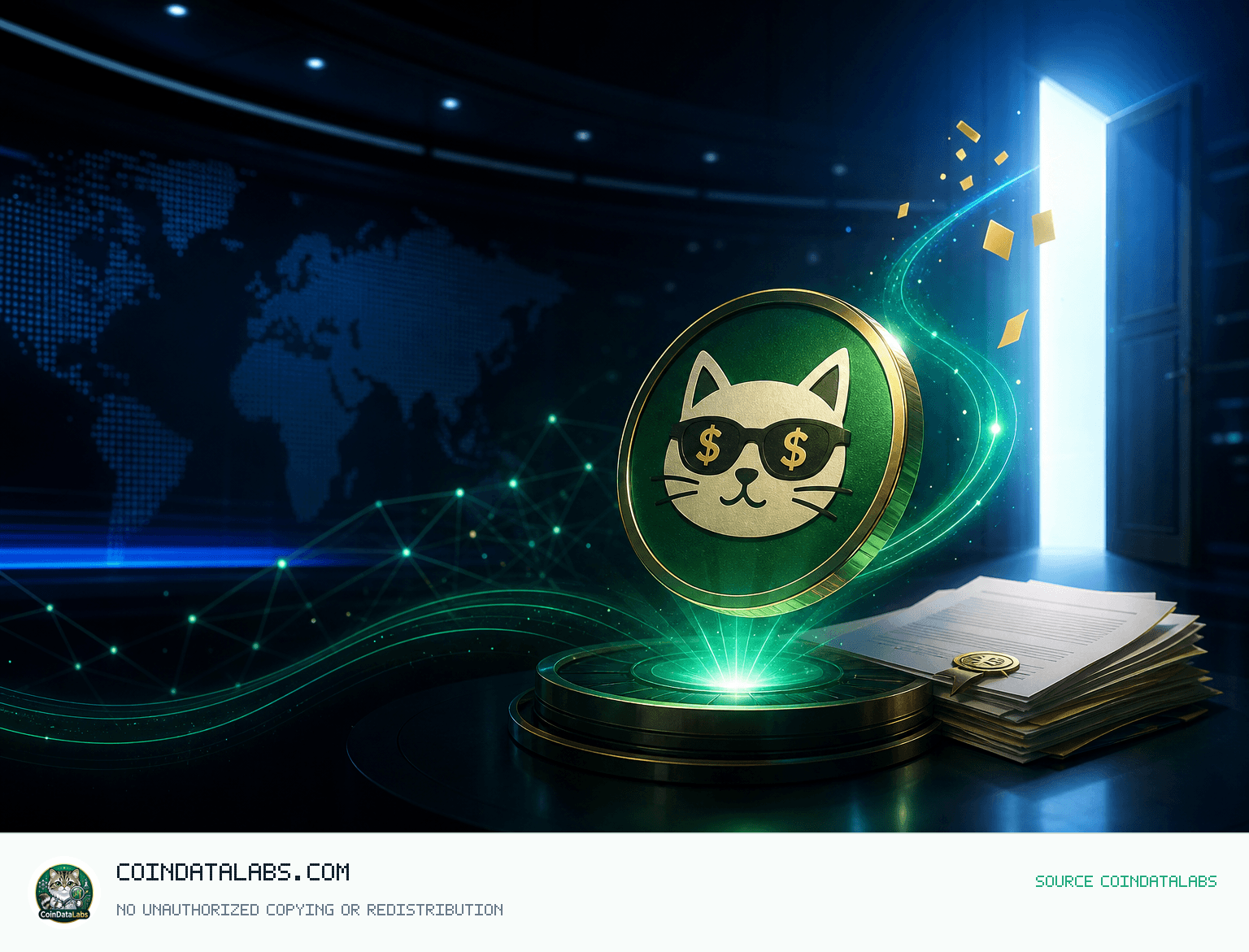 캐시 캣 (CASHCAT) , 24시간 약보합 속 거래량 확대와 상장 기대감 재부각 news cover illustration