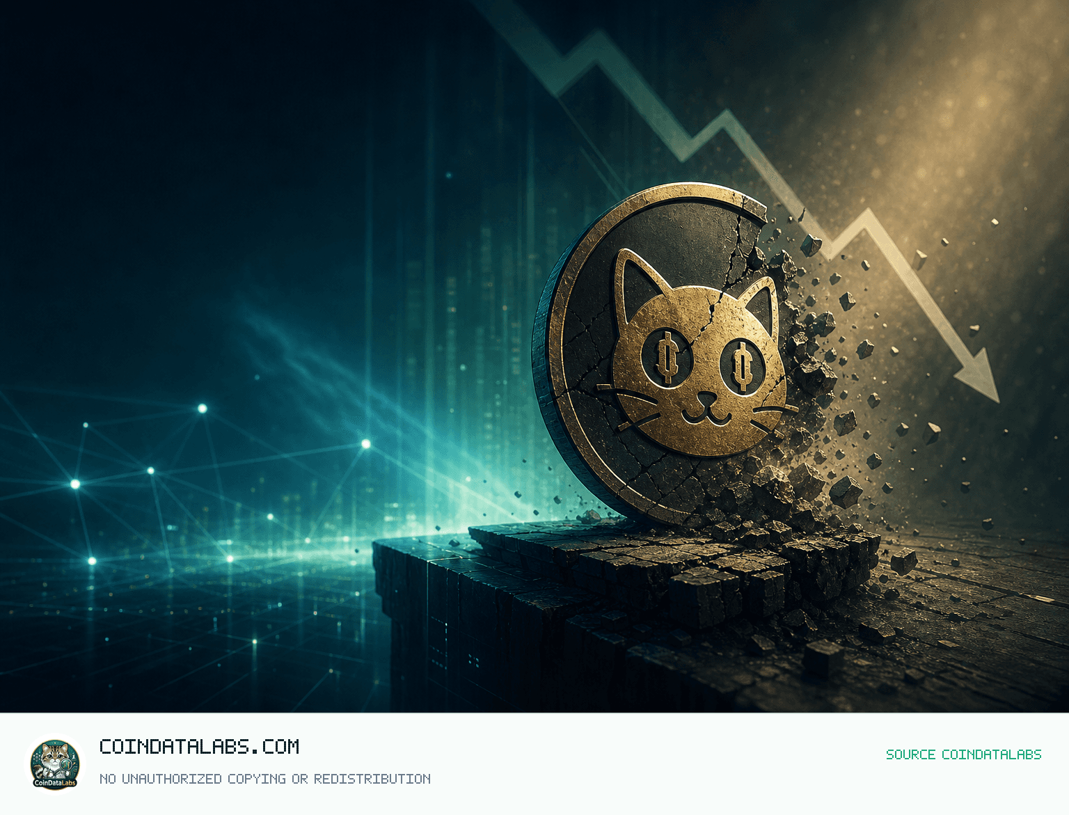 캐시 캣 (CASHCAT) , 24시간 15.78% 하락 속 거래량 부담 확대 news cover illustration