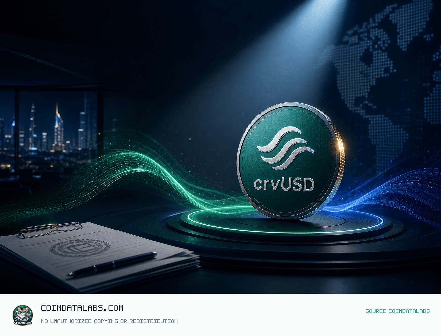 crvUSD (CRVUSD) , 24시간 약보합 속 거래량 비중 6.7% news cover illustration
