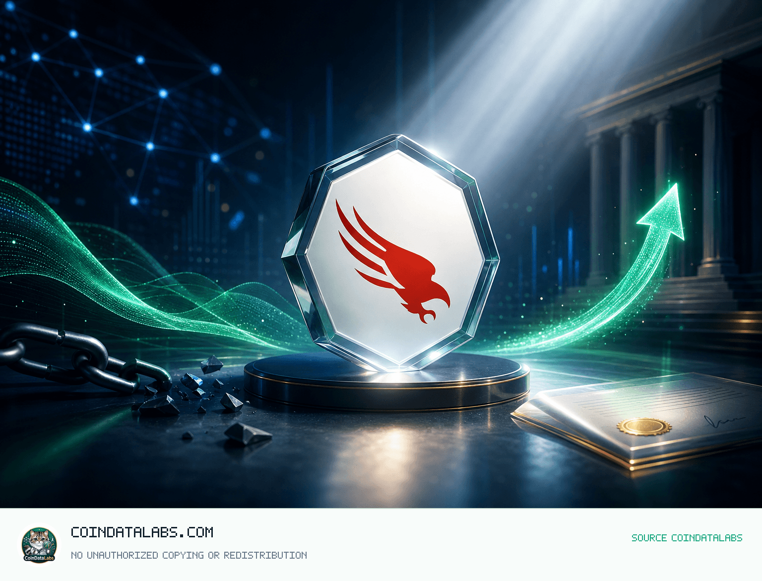 CrowdStrike tokenized stock (xStock) (CRWDX) 크라우드스트라이크 토큰화 주식(CRWDX), 24시간 약세 뒤 강한 반등 news cover illustration