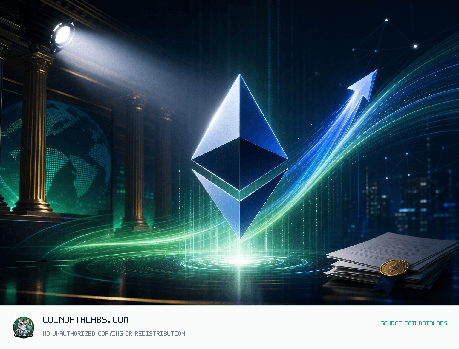 이더리움 (ETH) , 거래량 증가 속 24시간 반등 news cover illustration