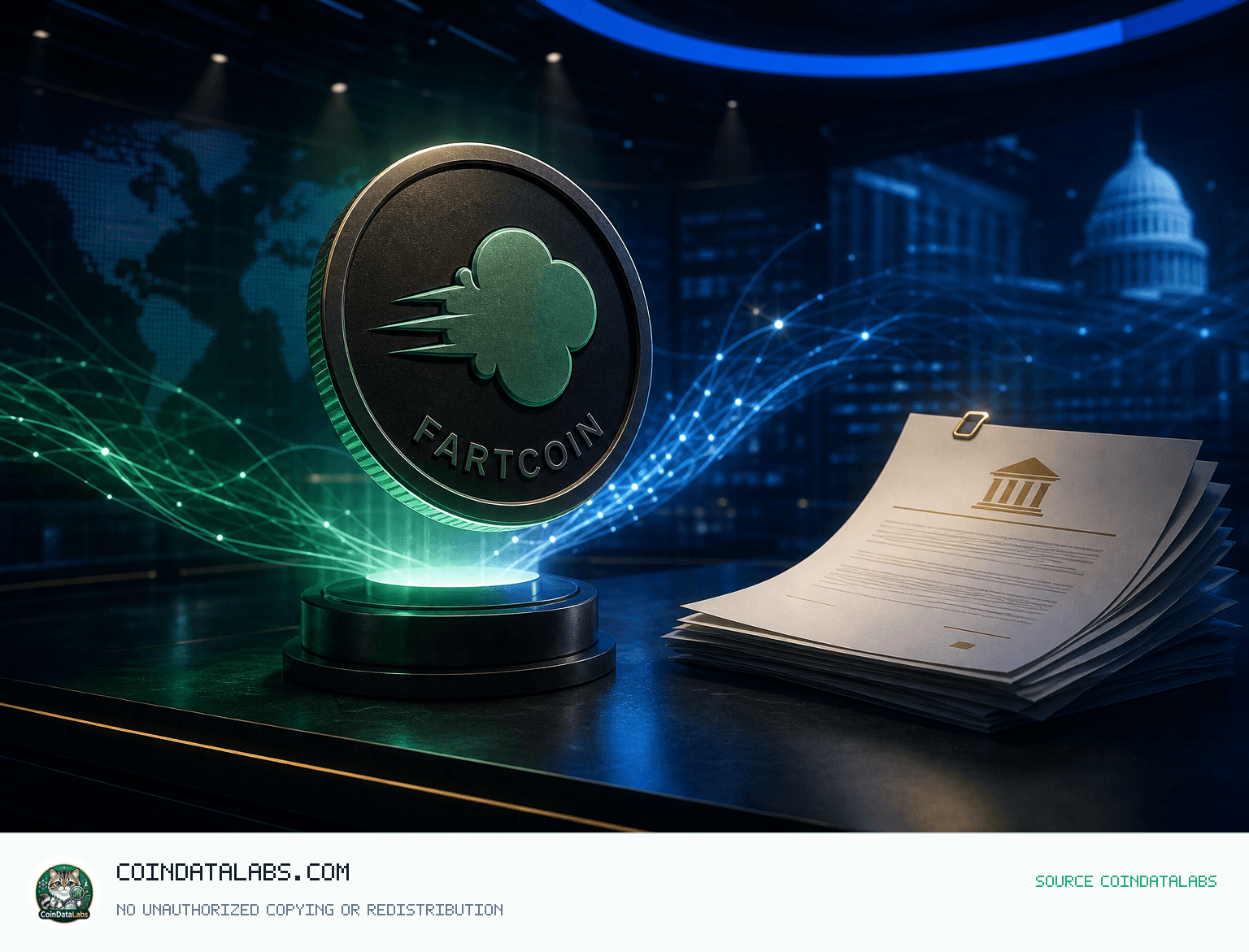 Fartcoin (FARTCOIN) , AI 거래 논의 속 24시간 약세 news cover illustration