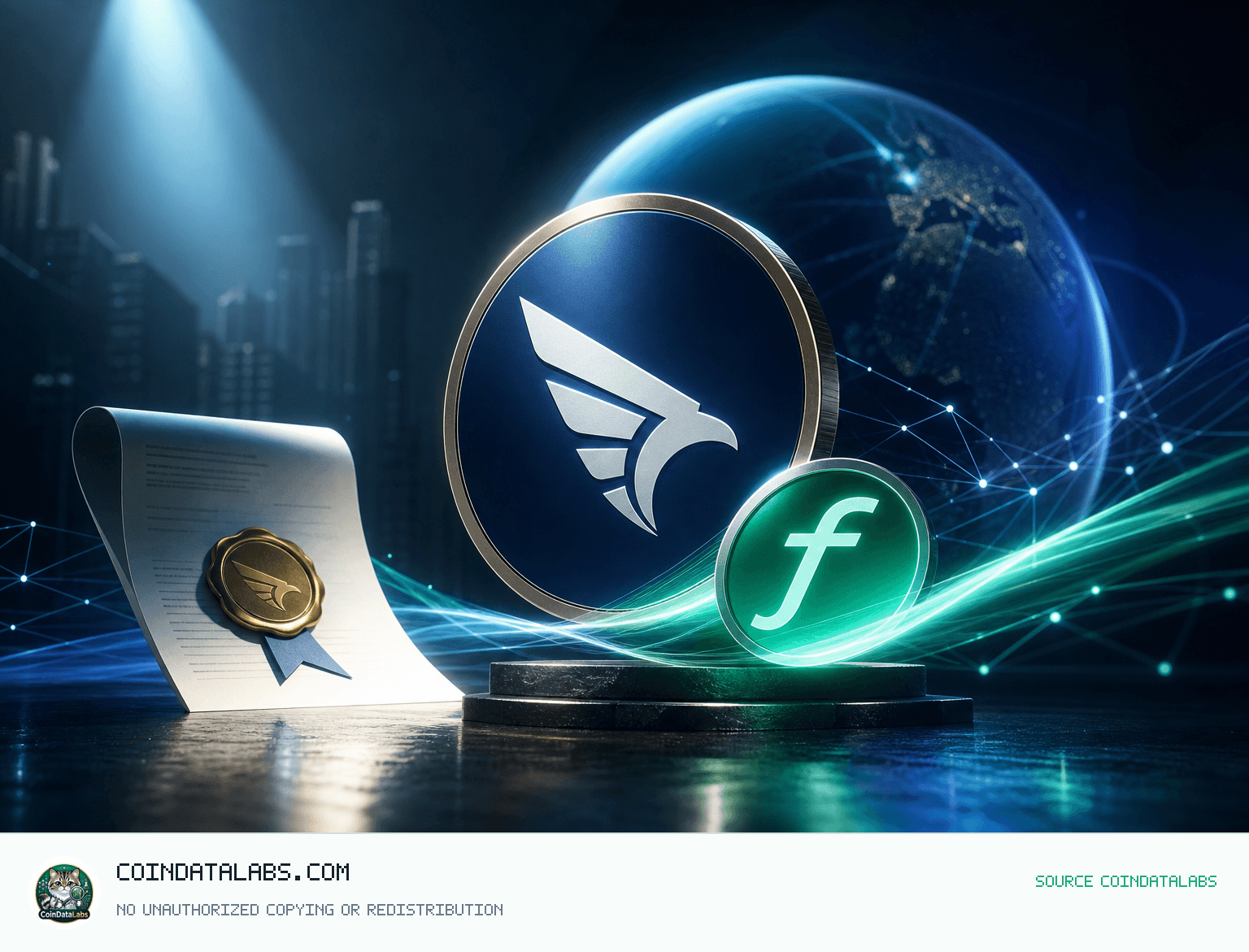 Falcon Finance (FF) , fUSD 출시 소식 속 24시간 소폭 상승 news cover illustration