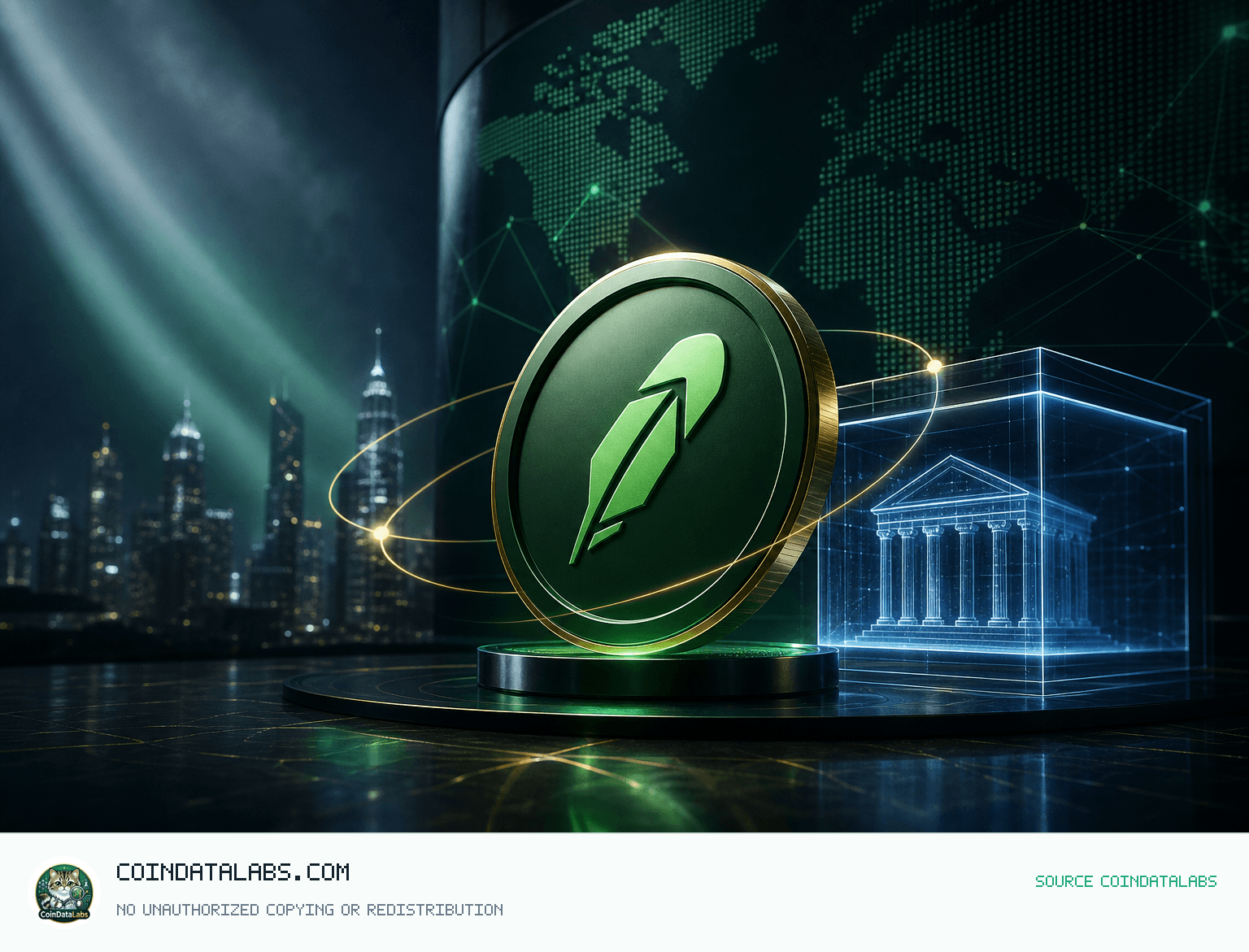 Robinhood tokenized stock (xStock) (HOODX), 24시간 약 8.2% 상승하며 거래대금 확대 news cover illustration