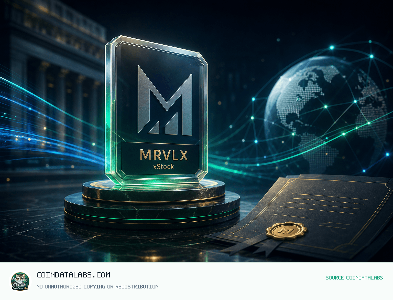 Marvell tokenized stock (xStock) (MRVLX) 마벨 토큰화 주식(MRVLX), 24시간 5.50% 상승 속 거래량은 제한적 news cover illustration