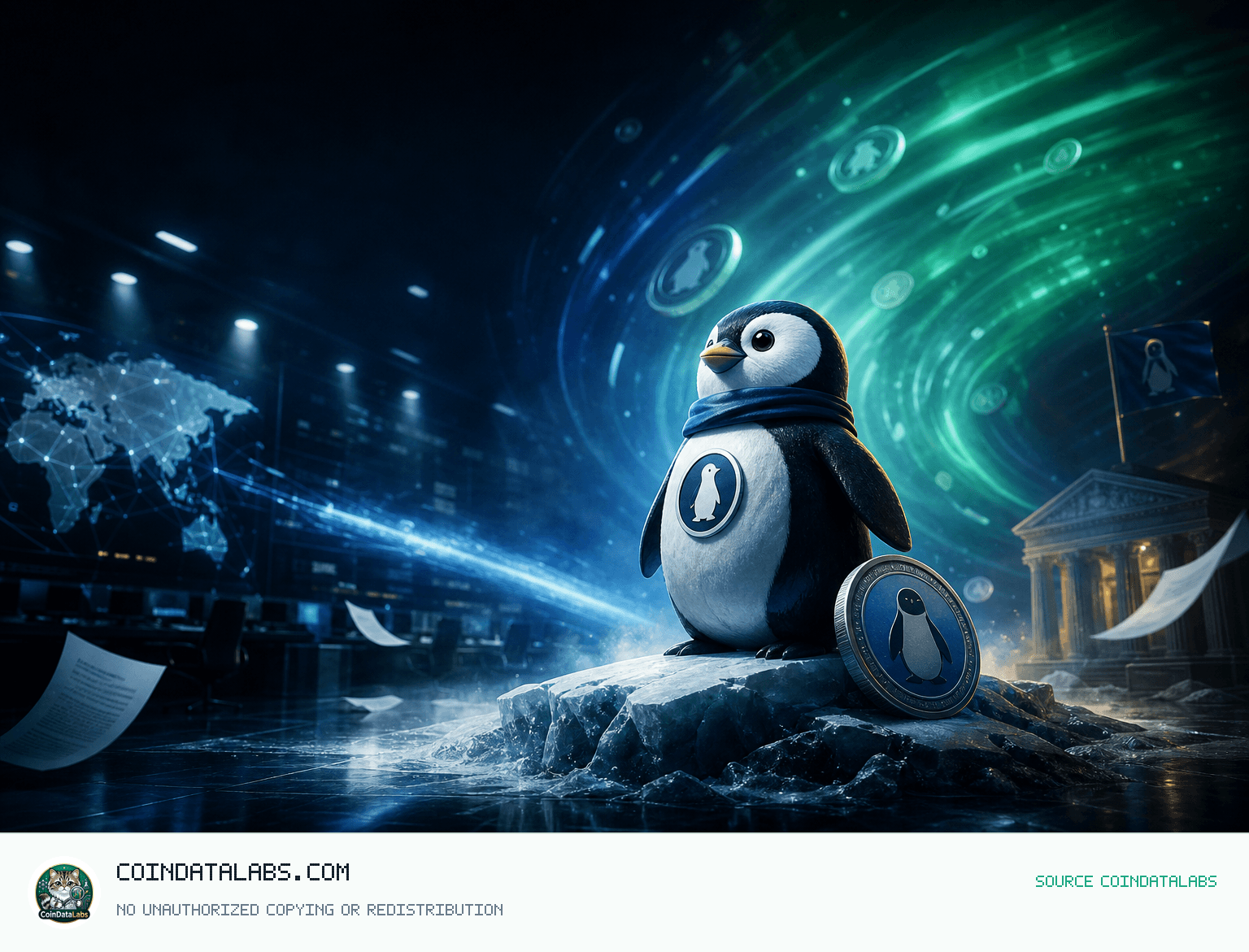 퍼지펭귄 (PENGU) , 24시간 약세 속 밈코인 순환 소식과 단기 변동성 주목 news cover illustration
