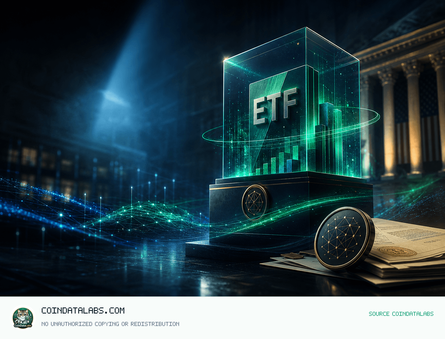Nasdaq tokenized ETF (xStock) (QQQX) , 24시간 약보합 속 거래량 176만 달러대 유지 news cover illustration