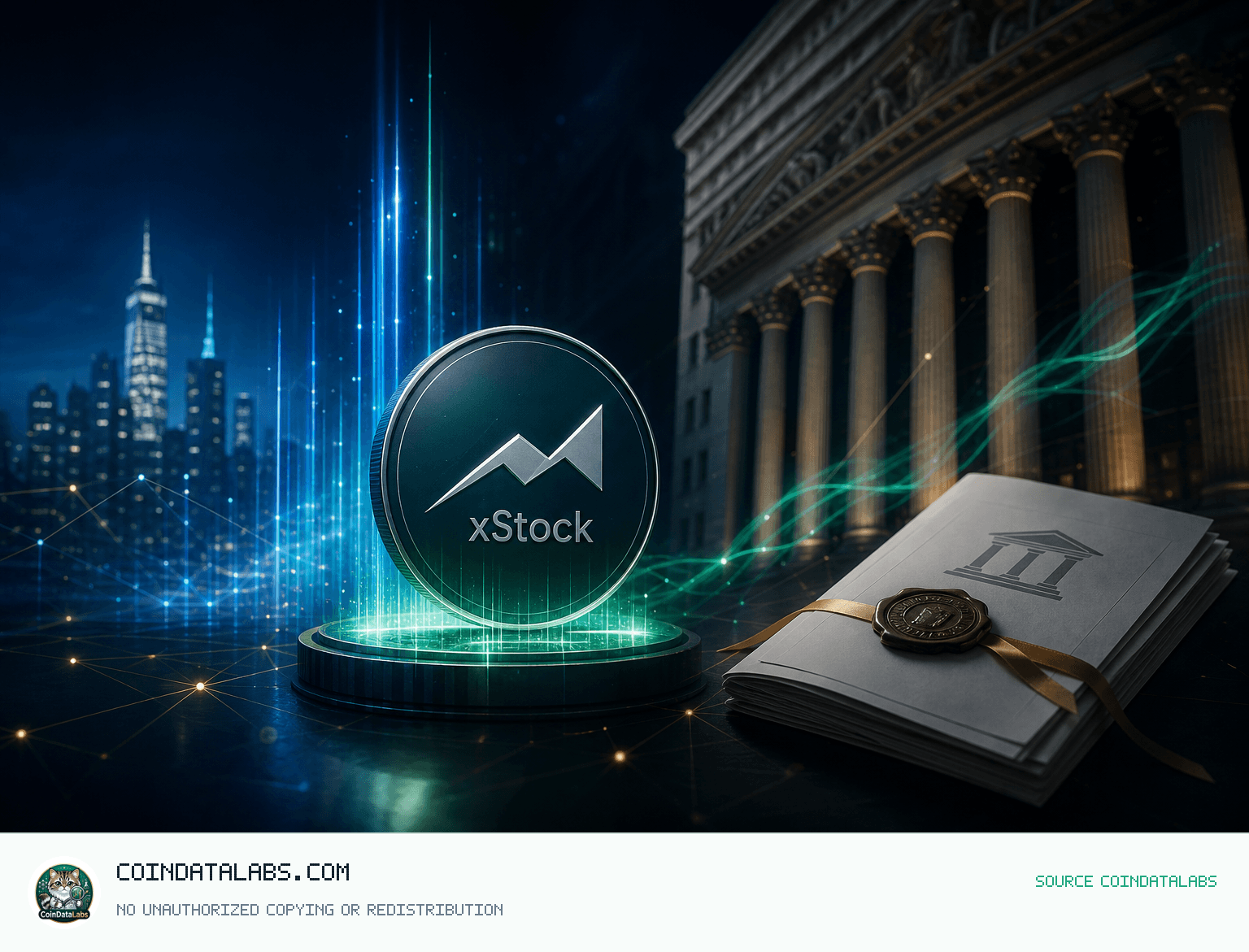 Nasdaq tokenized ETF (xStock) (QQQX) 나스닥 토큰화 ETF(QQQX), 24시간 소폭 상승 속 거래 규모는 제한적 news cover illustration
