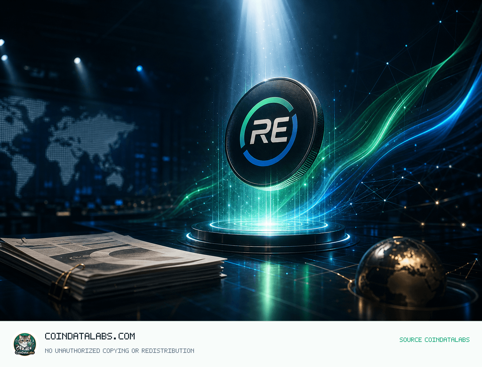 RE (RE) , 24시간 11.99% 상승 속 거래량 급증 news cover illustration