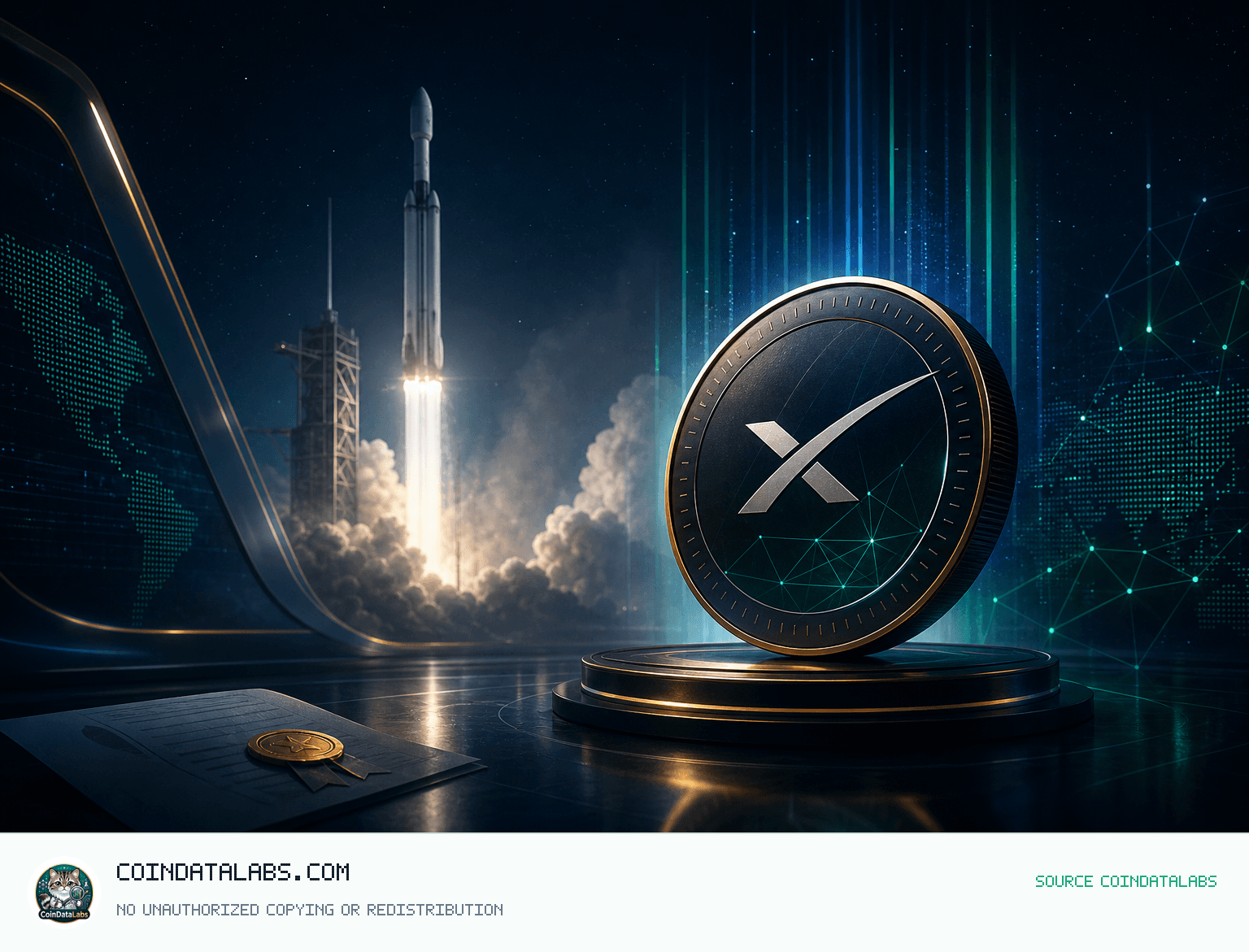 SpaceX Tokenized bStocks (SPCXB) 스페이스X 토큰화 bStocks(SPCXB), 거래대금 확대 속 24시간 약세 전환 news cover illustration