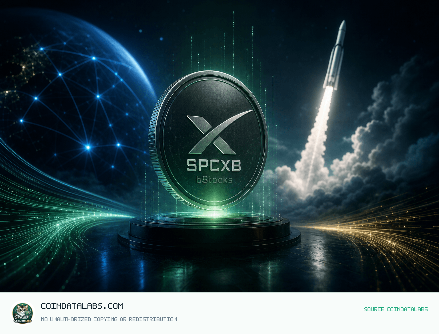 SpaceX Tokenized bStocks (SPCXB) , 24시간 약세 속 거래량 비중 확대 news cover illustration