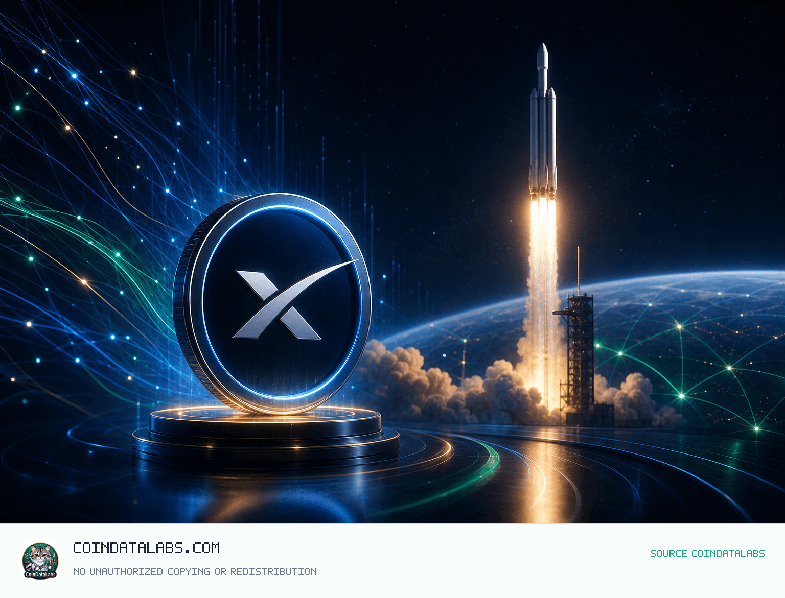 SpaceX Tokenized bStocks (SPCXB) 스페이스X 토큰화 bStocks(SPCXB), 24시간 2.20% 상승 속 거래량 확대 news cover illustration