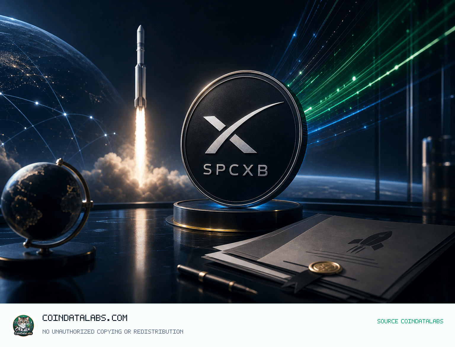 SpaceX Tokenized bStocks (SPCXB) , 24시간 2.00% 상승과 거래량 확대 속 관심 유지 news cover illustration