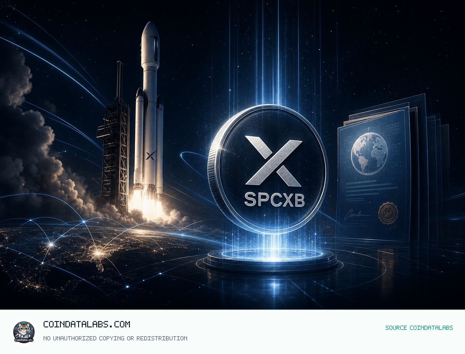 SpaceX Tokenized bStocks (SPCXB) 스페이스X 토큰화 bStocks(SPCXB), 24시간 약세 뒤 거래량 확대 속 반등 news cover illustration