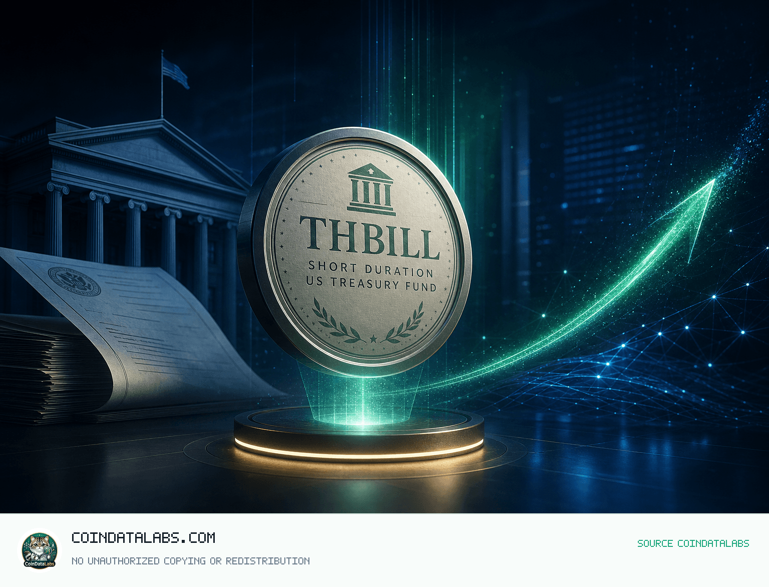 Theo Short Duration US Treasury Fund (THBILL) , 24시간 약세 속 소폭 상승 news cover illustration