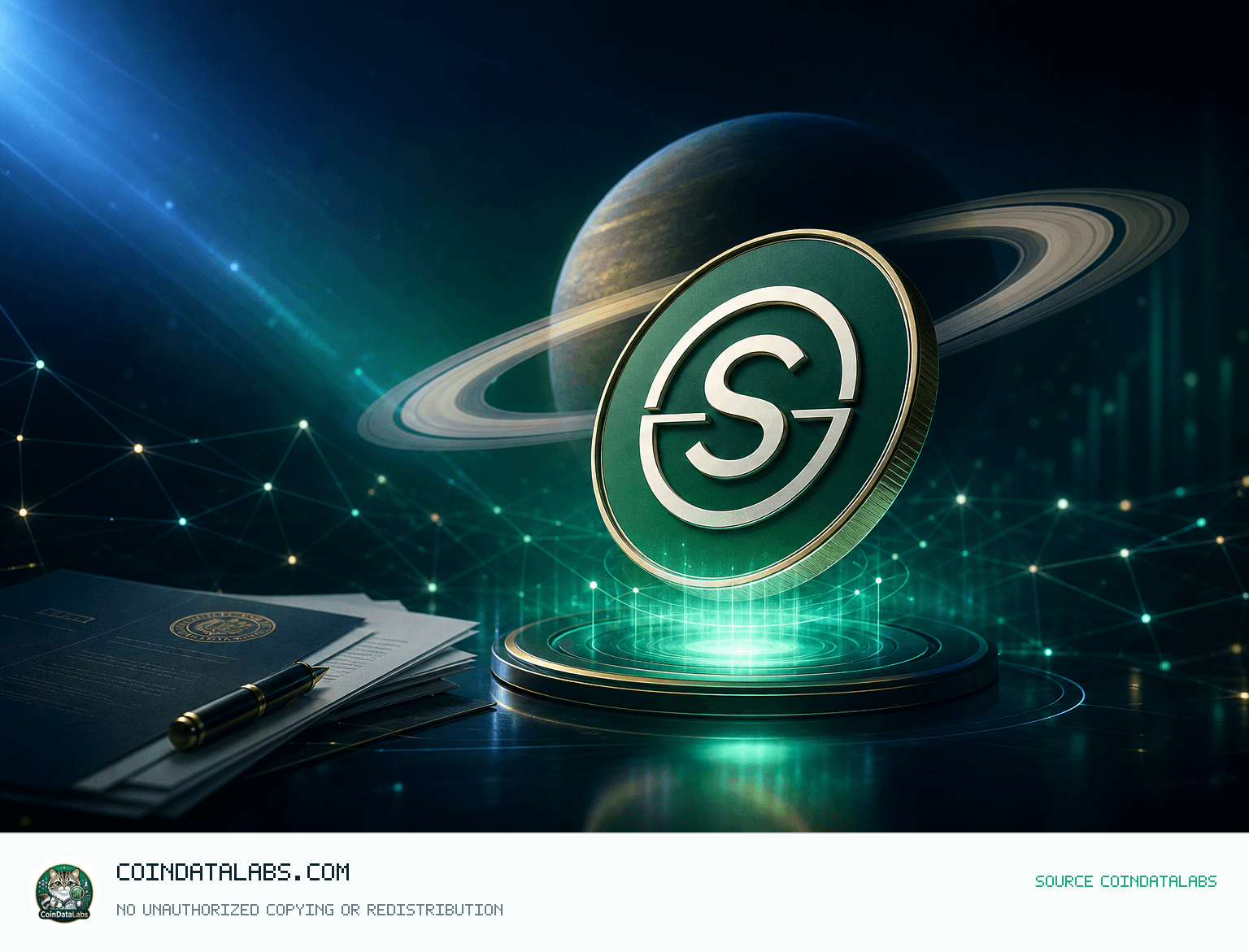 Saturn Dollar (USDAT) , 1달러 부근 보합권 속 거래량 490만달러 기록 news cover illustration
