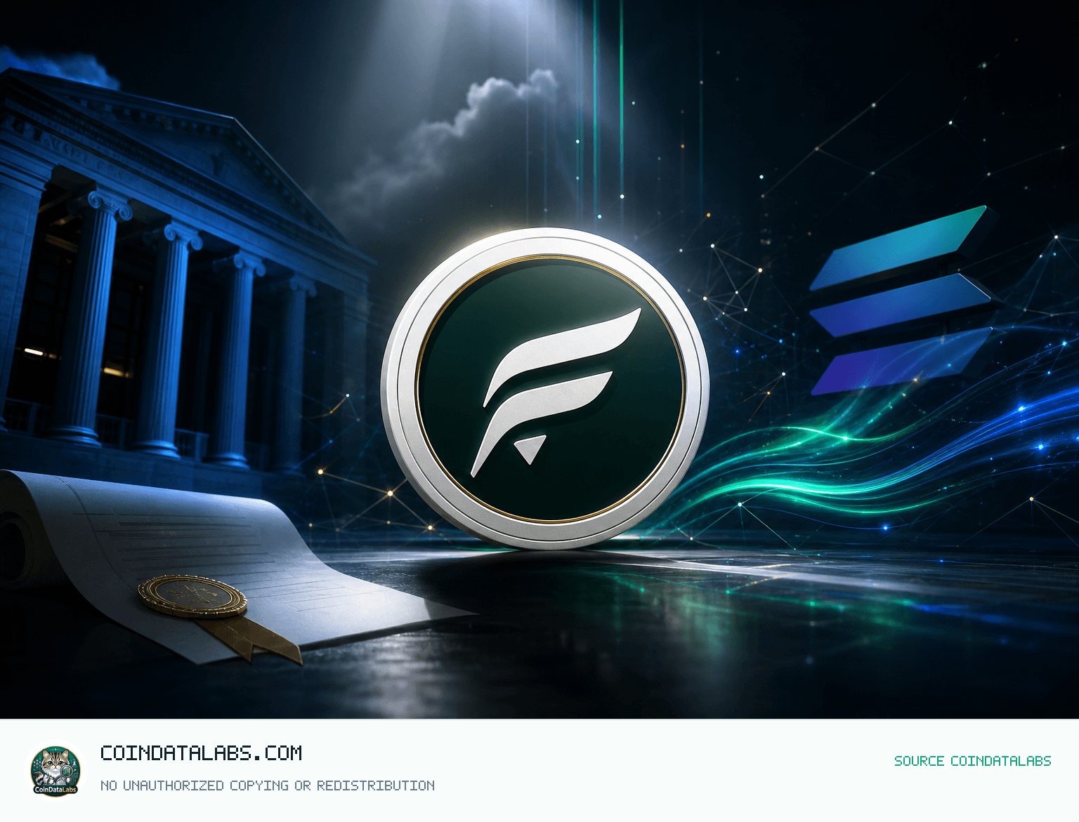 Falcon USD (USDF) , 코인베이스·솔라나 관련 소식 속 24시간 약보합 news cover illustration