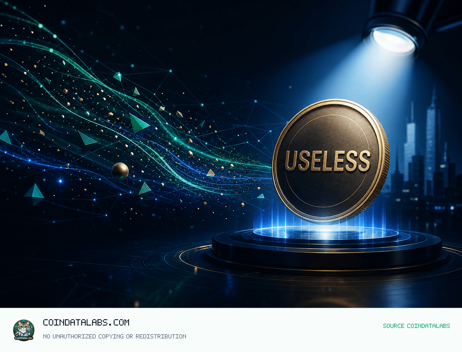 Useless Coin (USELESS) , 24시간 약 7.2% 상승 속 거래량 확대 news cover illustration