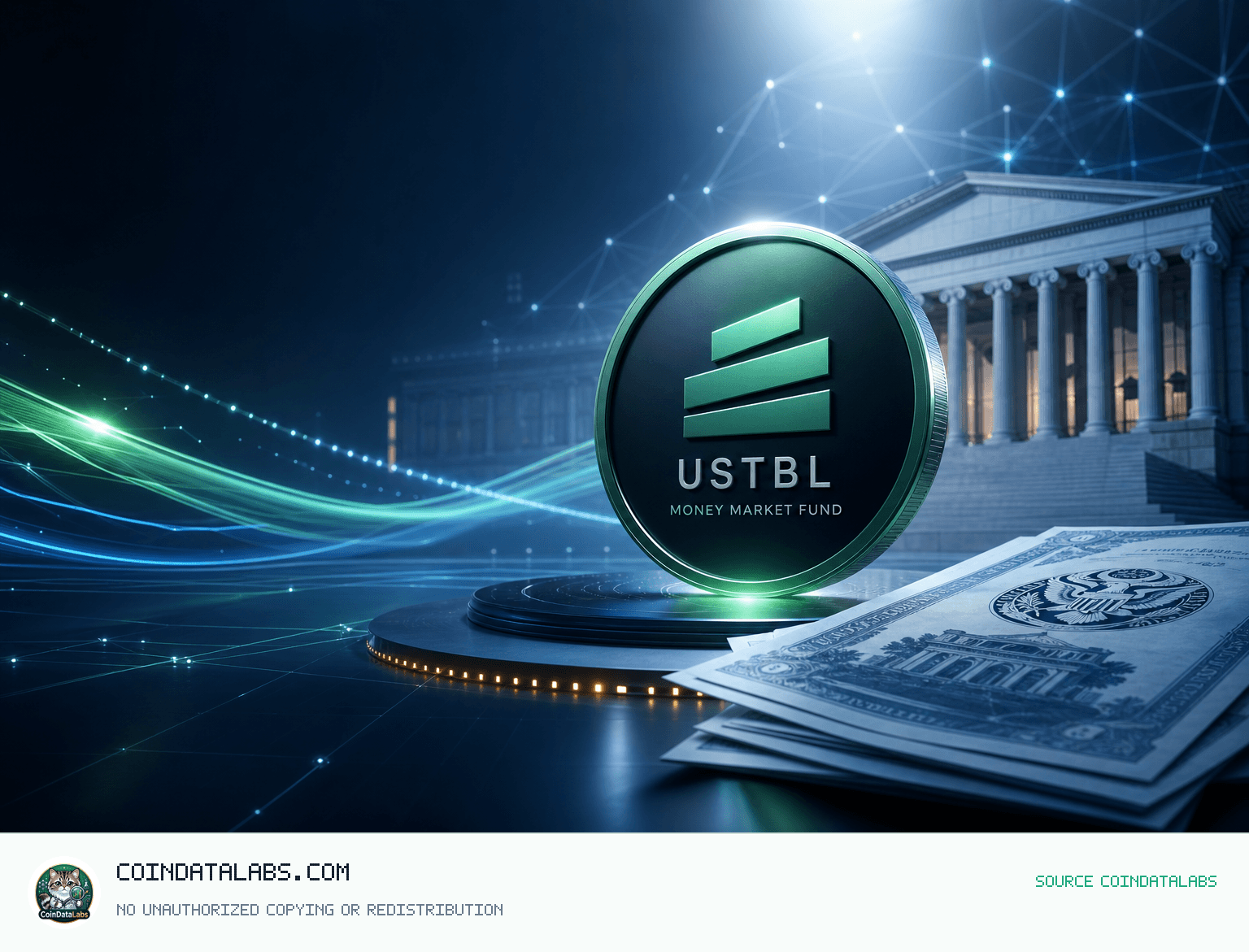 Spiko US T-Bills Money Market Fund (USTBL) , 24시간 거의 보합 속 거래량 미미 news cover illustration
